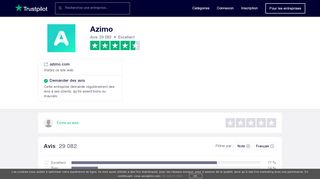 
                            6. Avis de Azimo | Lisez les avis clients de azimo.com