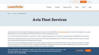 
                            7. Avis Fleet Services | Laserfiche Case Study