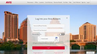 
                            1. Avis Rent A Car: Login