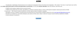 
                            6. AVISO - areaprivada.prefeitura.sp.gov.br