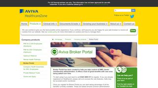 
                            3. Aviva Broker Portal | Healthcare Zone | Aviva