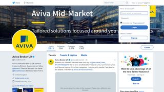 
                            4. Aviva Broker UK (@AvivaBrokerUK) | Twitter