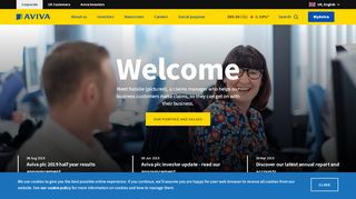 
                            3. Aviva plc: Aviva corporate website