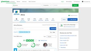 
                            8. Aviva Reviews | Glassdoor