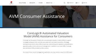 
                            4. AVM Consumer Assistance - CoreLogic