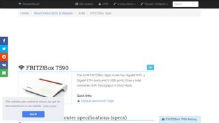 
                            9. AVM FRITZ!Box 7590 Default Password & Login, Manuals and ...