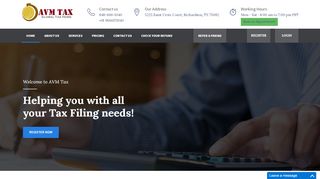 
                            2. AVM Tax - Tax filing easier and faster.