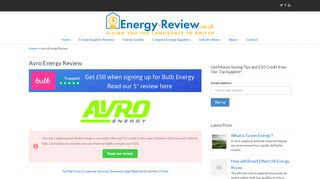 
                            5. Avro Energy Review 💡 - Independent UK Energy Reviews