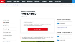 
                            7. Avro Energy Review - Which? - Expert testing, reviews and …