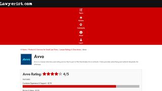 
                            6. Avvo Lawyer Ratings and Directory Review (2019)