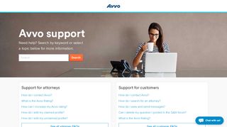 
                            10. Avvo support center