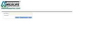 
                            3. AWA Reservation System - Login