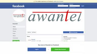 
                            6. Awantel - Home | Facebook