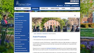 
                            1. Award Procedures | Spelman College