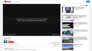 
                            6. Aware GPS - YouTube