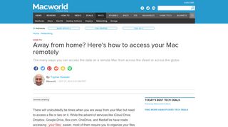 
                            6. Away from home? Here's how to access your Mac …