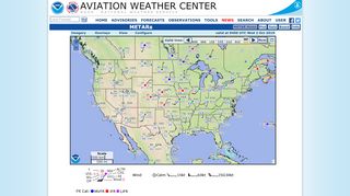 
                            5. AWC - METeorological Aerodrome Reports (METARs)