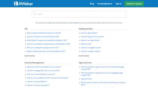 
                            5. AWeber Knowledge Base