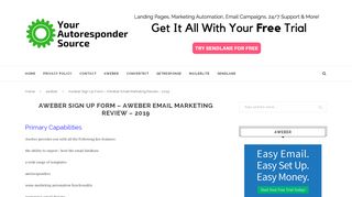 
                            5. Aweber Sign Up Form – AWeber Email Marketing …