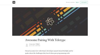 
                            4. Awesome Pairing With Teletype - Cristy Lucke - Medium