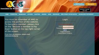 
                            5. AWG Members Login - Association for Women Geoscientists