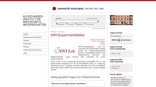 
                            7. AWI-Experimentallabor Alfred-Weber-Institut für ...