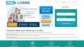 
                            1. AWL LOANS - Cash Advance American Web Loan