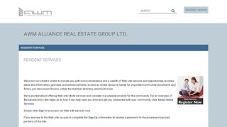 
                            6. AWM Alliance Real Estate Group LTD. - Resident …