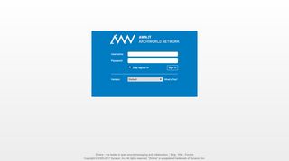 
                            1. AWN - Login page