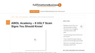 
                            7. AWOL Academy – 8 UGLY Scam Signs You Should …