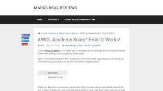 
                            9. AWOL Academy Scam? Proof It Works! - …