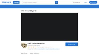 
                            11. AWS Account Sign Up - Cloud Computing Basics | …