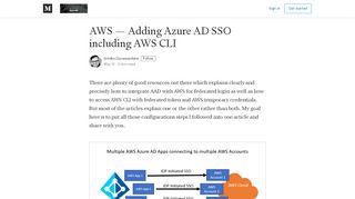 
                            4. AWS — Adding Azure AD SSO including AWS CLI - dtlpub - Medium