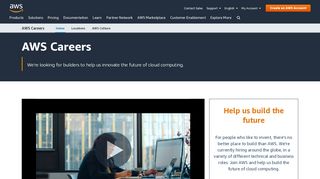 
                            4. AWS Careers - Amazon Web Services (AWS) - Cloud Computing ...