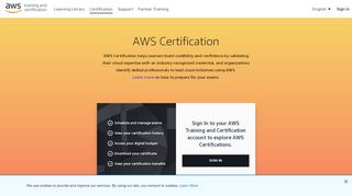 
                            2. AWS Certification | AWS Training & Certification