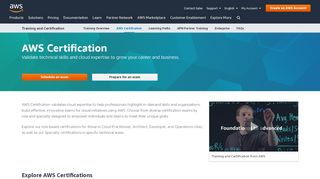 
                            1. AWS Certification - aws.amazon.com