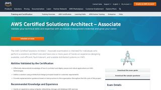 
                            8. AWS Certified Solutions Architect – Associate