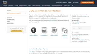 
                            1. AWS Command Line Interface - Amazon Web Services (AWS)