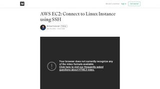 
                            10. AWS EC2: Connect to Linux Instance using SSH - Michael Galarnyk ...