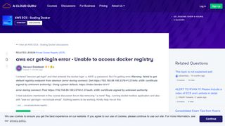 
                            9. aws ecr get-login error - Unable to access docker …