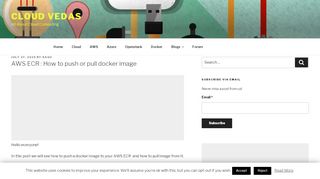 
                            6. AWS ECR : How to push or pull docker image – Cloud Vedas