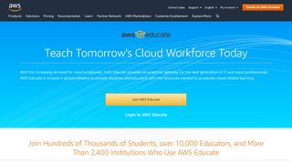 
                            1. AWS Educate - Amazon Web Services (AWS)