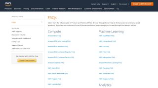 
                            7. AWS | FAQs