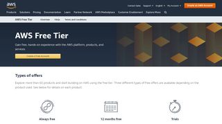 
                            1. AWS Free Tier - Amazon Web Services (AWS)