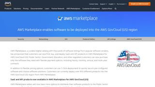 
                            7. AWS Marketplace for AWS GovCloud (US) - Amazon Web Services