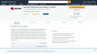 
                            4. AWS Marketplace: Red Hat Enterprise Linux (RHEL) 7 (HVM)