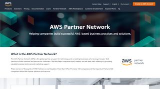 
                            1. AWS Partner Network - Amazon Web Services (AWS)