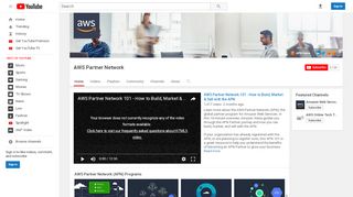 
                            8. AWS Partner Network - YouTube