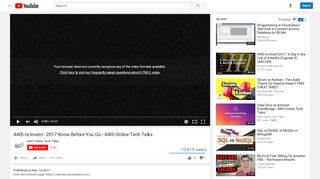 
                            9. AWS re:Invent - 2017 Know Before You Go - AWS Online Tech ...