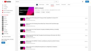 
                            8. AWS re:Invent - YouTube